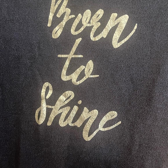 Old Navy girls navy blue long sleeve  sweater like material.  Size medium. - Picture 2 of 4